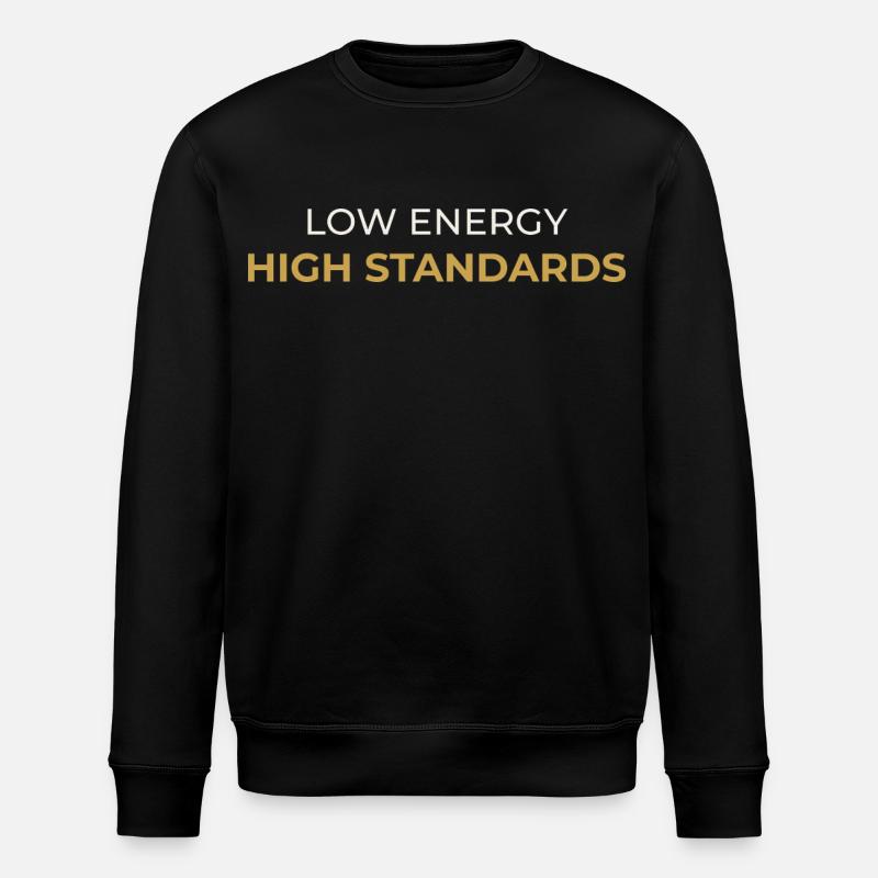 Faible énergie - Normes élevées - Sweat bio ROLLER Stanley/Stella Unisexe - noir