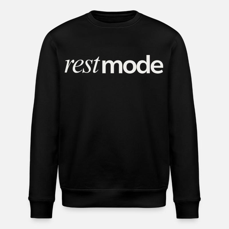 Rest Mode Mood - Stanley/Stella Unisex Bio-Sweatshirt ROLLER - Schwarz