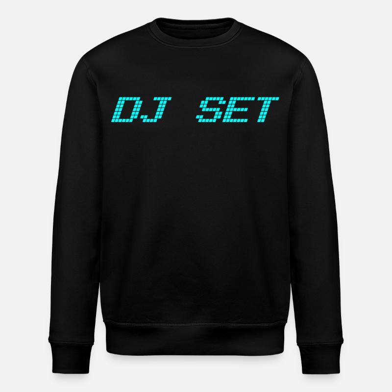 DJ SET - Stanley/Stella Unisex Bio-Sweatshirt ROLLER - Schwarz
