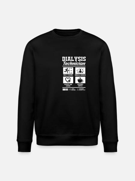 Dialysis Technician - Stanley/Stella ROLLER Unisex Organic Sweatshirt - black