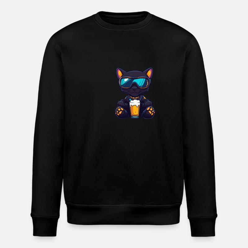 Bière de ski Panther - Sweat bio ROLLER Stanley/Stella Unisexe - noir