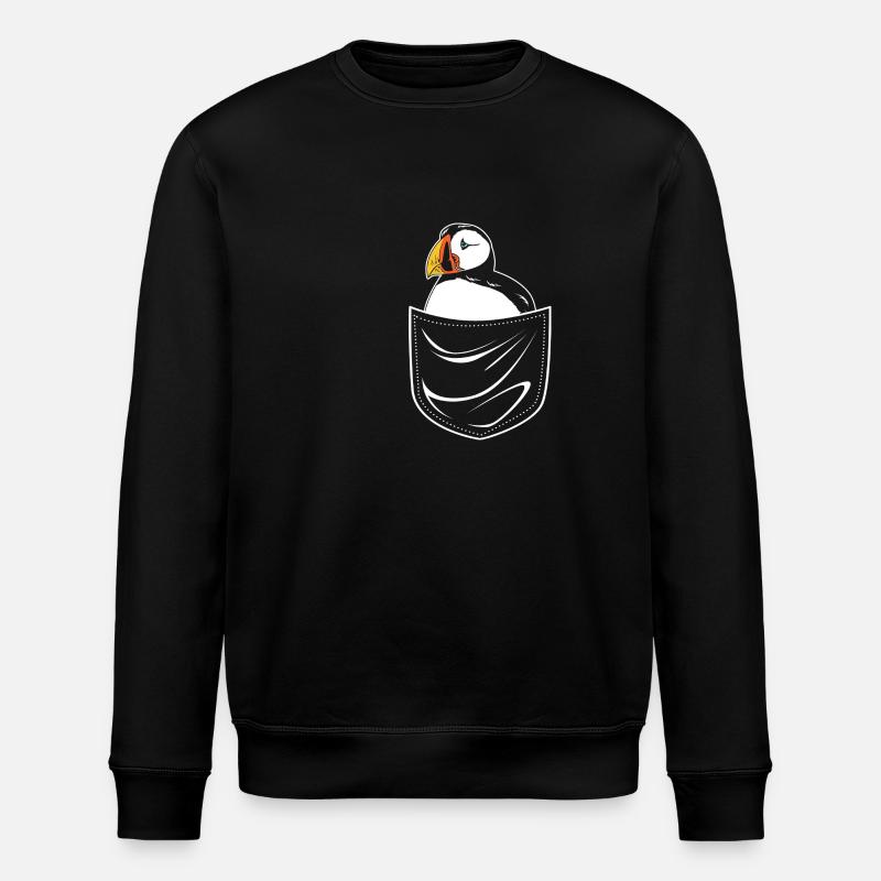 Macareux Papageientaucher - Sweat bio ROLLER Stanley/Stella Unisexe - noir