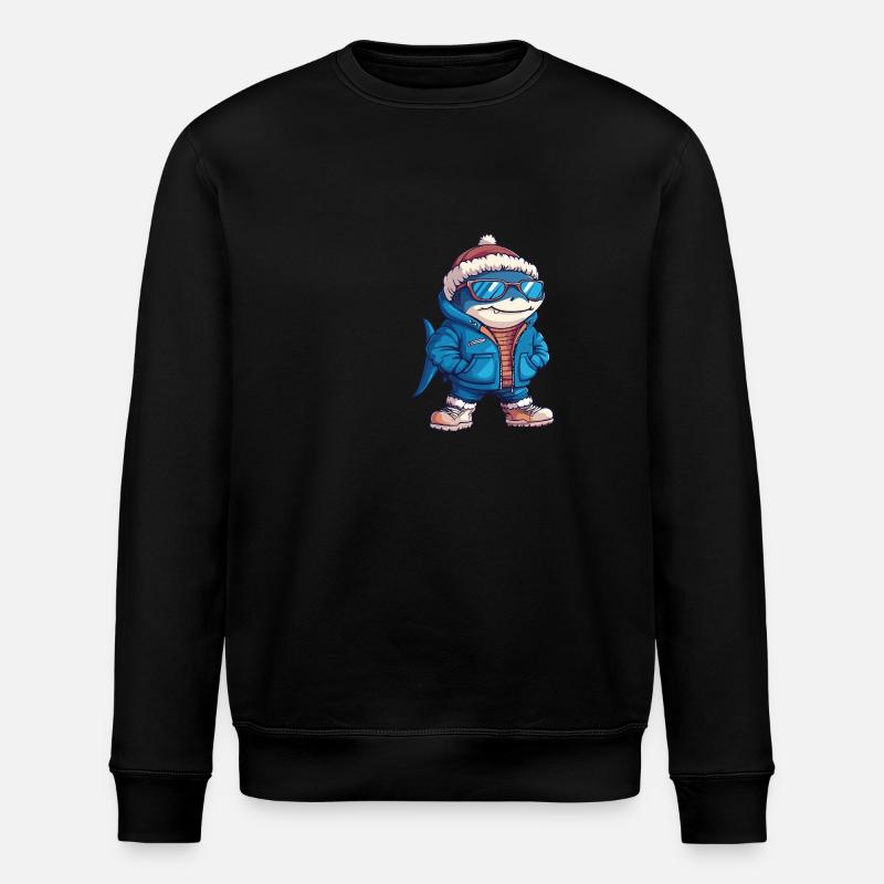 Hai Cool Comic - Stanley/Stella ROLLER Unisex Organic Sweatshirt - black