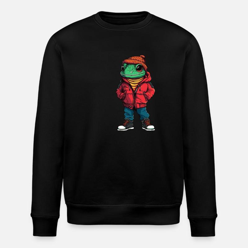 Lézard Mode Hiver - Sweat bio ROLLER Stanley/Stella Unisexe - noir