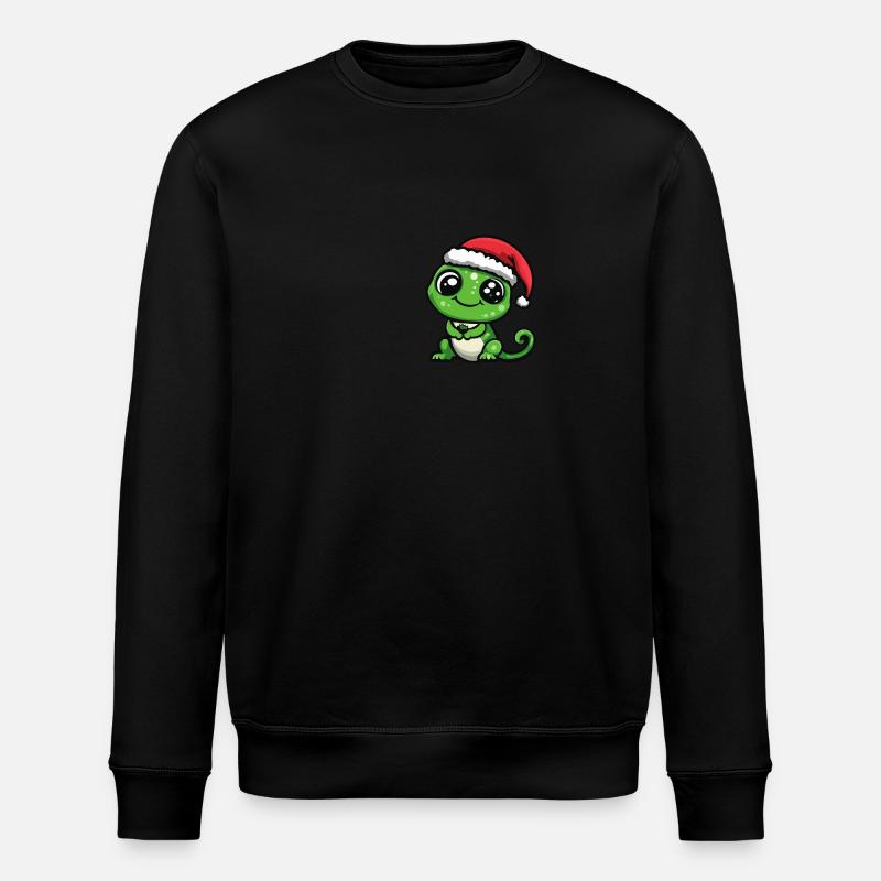 Paresseux Noël Mignon - Sweat bio ROLLER Stanley/Stella Unisexe - noir