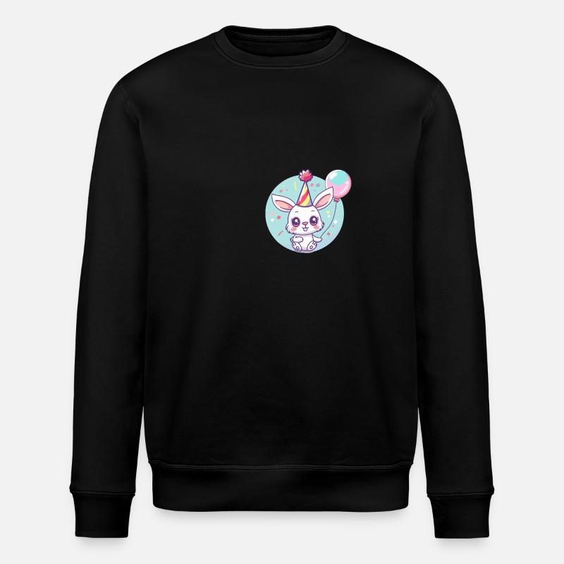 Lapin Anniversaire Bébé - Sweat bio ROLLER Stanley/Stella Unisexe - noir