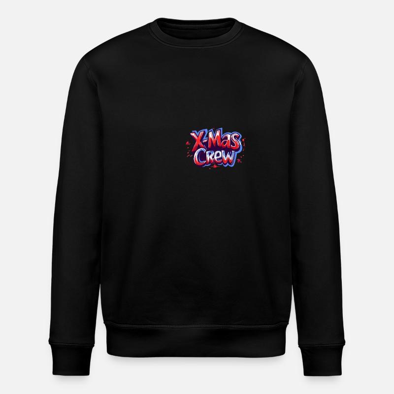 X-Mas Crew - Stanley/Stella Unisex Bio-Sweatshirt ROLLER - Schwarz