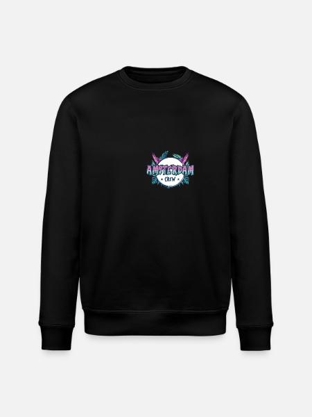 Amsterdam Crew Bunt - Stanley/Stella Unisex Bio-Sweatshirt ROLLER - Schwarz