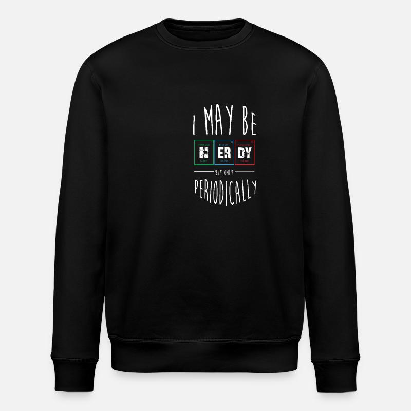 Periodic table - Stanley/Stella ROLLER Unisex Organic Sweatshirt - black