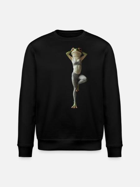 Frosch - Stanley/Stella Unisex Bio-Sweatshirt ROLLER - Schwarz
