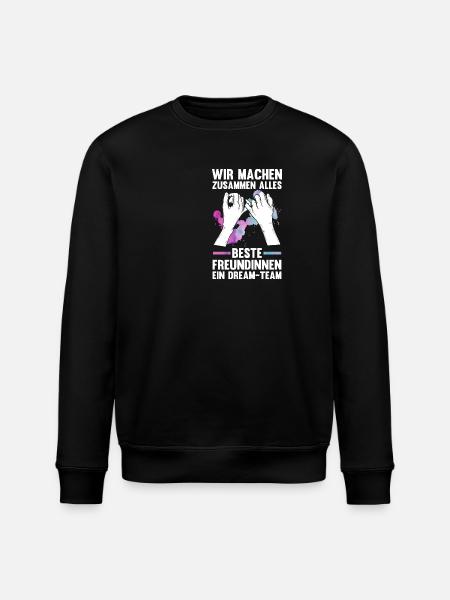 Best friend - Stanley/Stella ROLLER Unisex Organic Sweatshirt - black