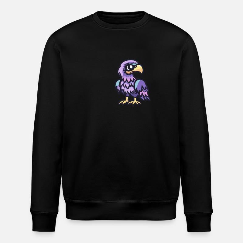 Adler Halloween Tier - Stanley/Stella Unisex Bio-Sweatshirt ROLLER - Schwarz