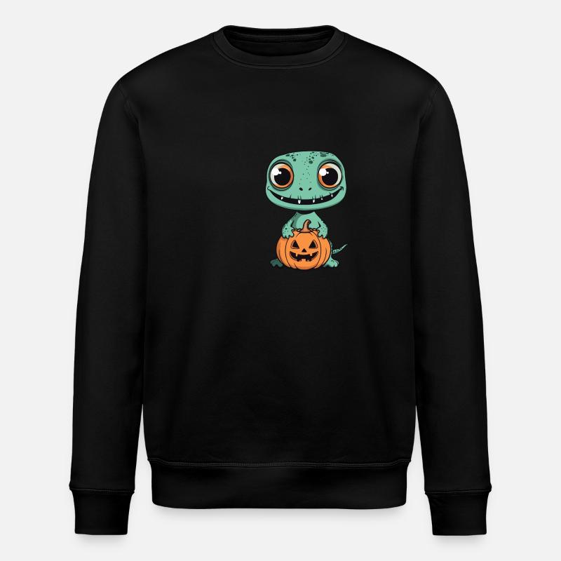 Lézard Halloween Drôle Zombie - Sweat bio ROLLER Stanley/Stella Unisexe - noir