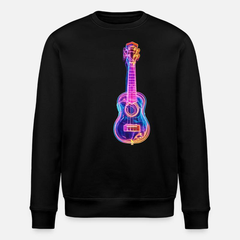 Ukulele - Stanley/Stella ROLLER Unisex Organic Sweatshirt - black