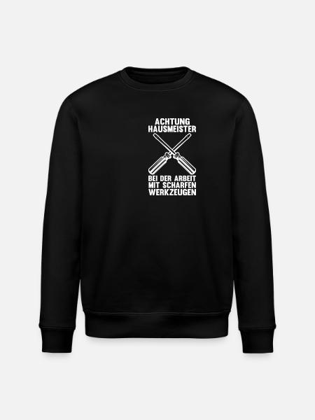 Facility Manager Caretaker Caretaker - Stanley/Stella ROLLER Unisex Organic Sweatshirt - black