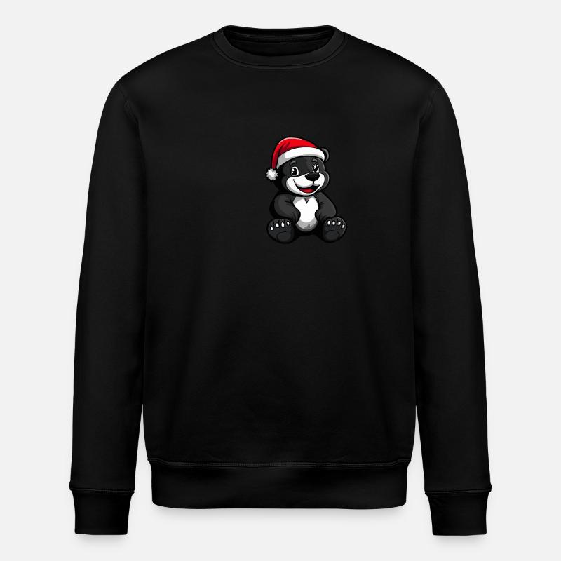 Ours Noël Mignon - Sweat bio ROLLER Stanley/Stella Unisexe - noir