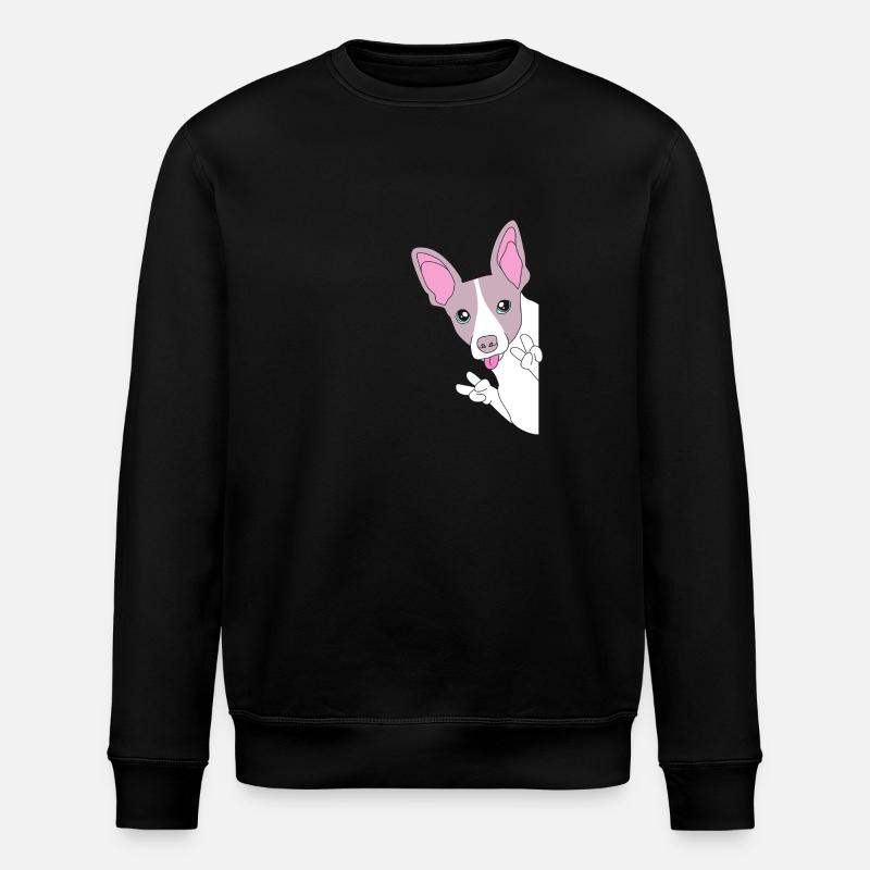 Rat Terrier - Stanley/Stella ROLLER Unisex Organic Sweatshirt - black