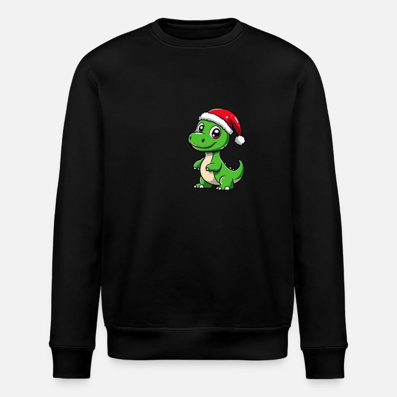 Dinosaure brontosaure Noël Noël - Sweat bio ROLLER Stanley/Stella Unisexe - noir