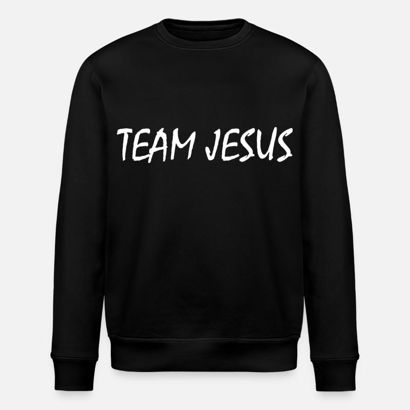 Team jesus - Stanley/Stella ROLLER Unisex Organic Sweatshirt - black