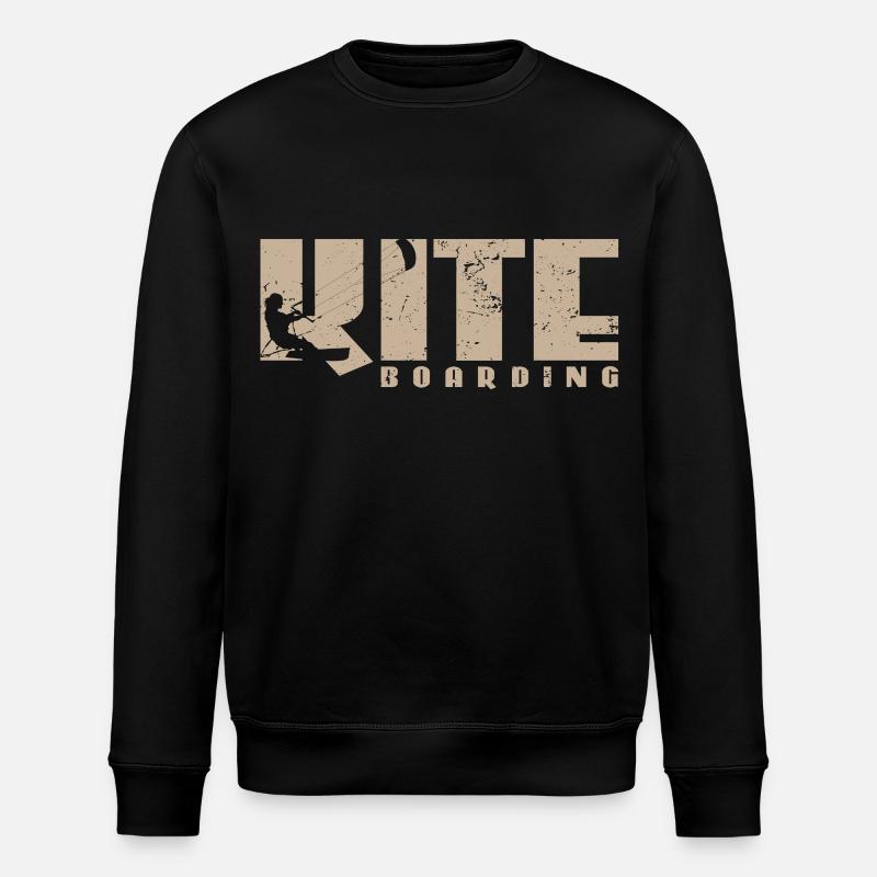 Kite Boarding - Stanley/Stella Unisex Bio-Sweatshirt ROLLER - Schwarz