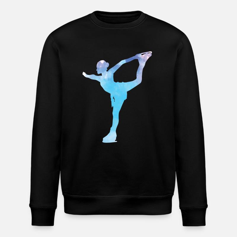 Figure Skating Skating Ice Skating - Stanley/Stella ROLLER Unisex Organic Sweatshirt - black
