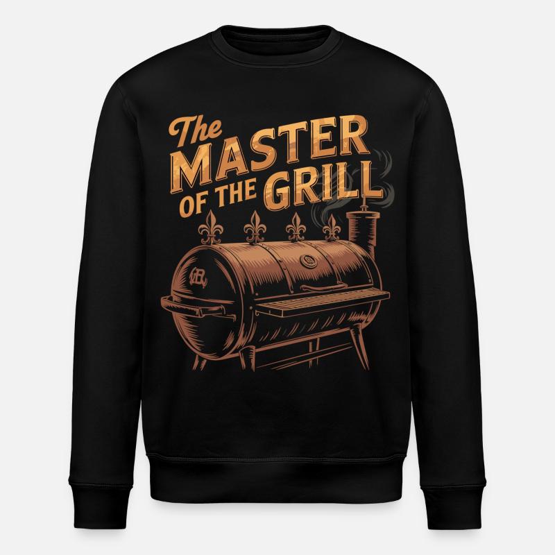 Barbecue legend - Stanley/Stella ROLLER Unisex Organic Sweatshirt - black
