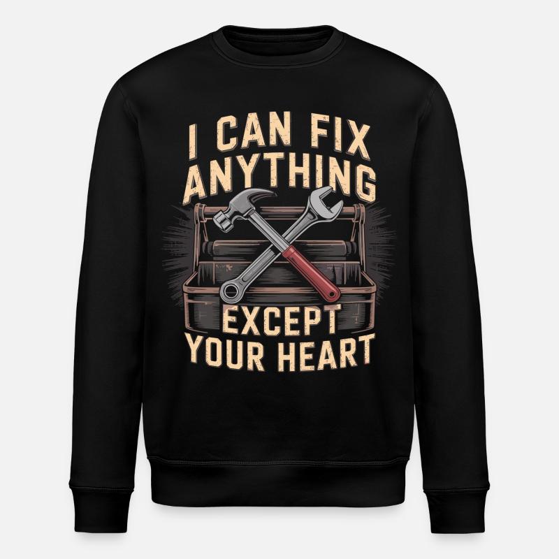 Craftsmen - Repairs with exceptions - Stanley/Stella ROLLER Unisex Organic Sweatshirt - black