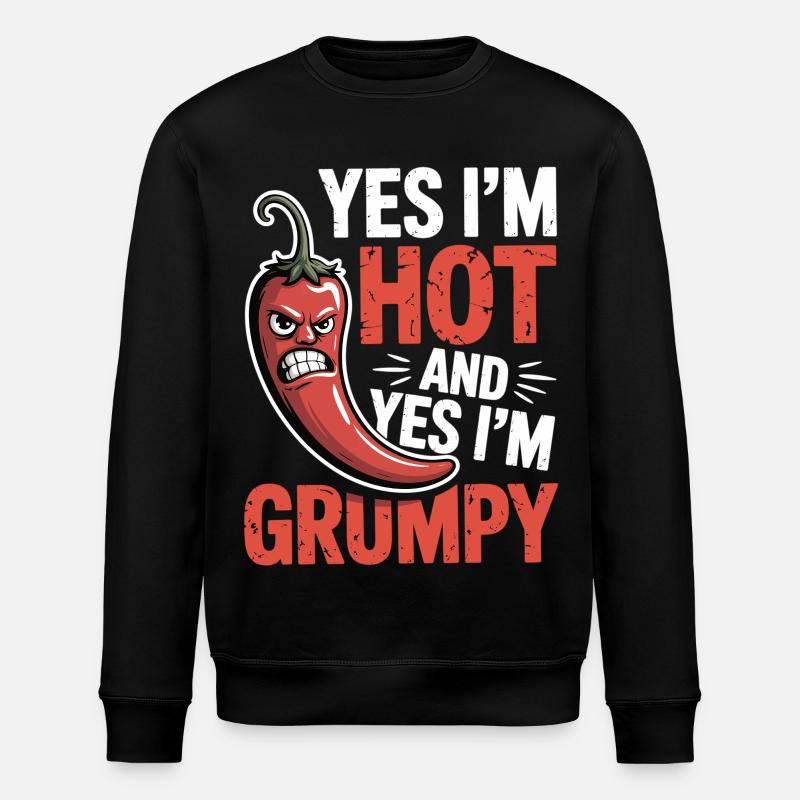 T-Shirt Scharfmacher - Scharf und badtemper - Sweat bio ROLLER Stanley/Stella Unisexe - noir