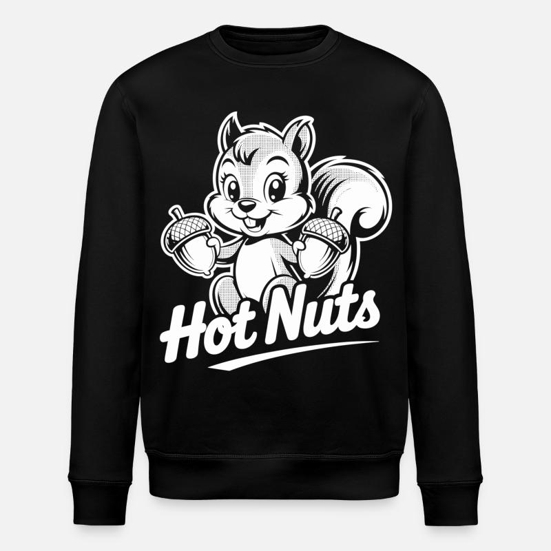 Chemise Hot Nuts Écureuil - Sweat bio ROLLER Stanley/Stella Unisexe - noir