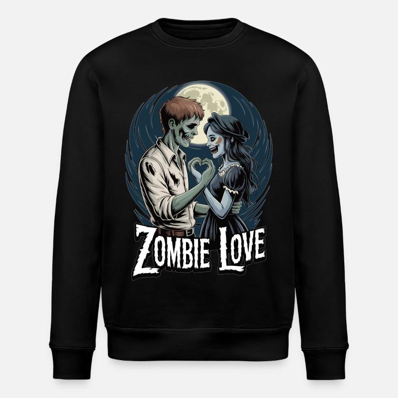 Chemise Halloween Couples - Sweat bio ROLLER Stanley/Stella Unisexe - noir