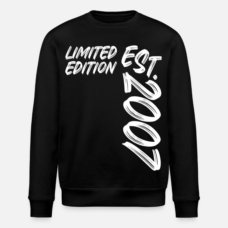 Limited Edition Est. 2007 - Stanley/Stella ROLLER Unisex Organic Sweatshirt - black