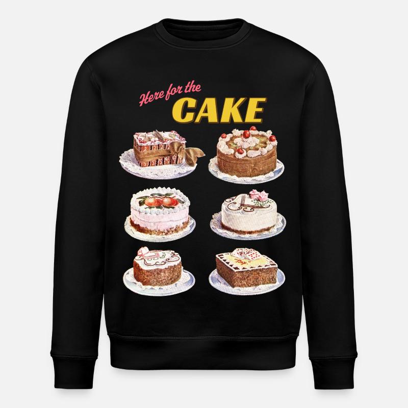 Kuchenkollektion mit Retro-Vibes - Stanley/Stella Unisex Bio-Sweatshirt ROLLER - Schwarz