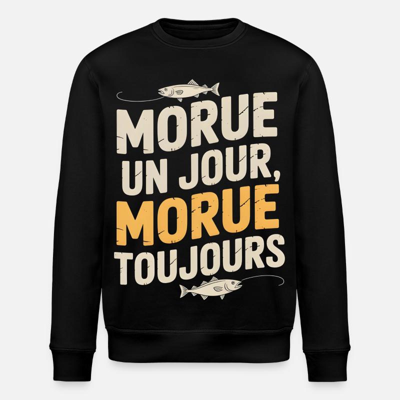 Once cod Cod - Stanley/Stella ROLLER Unisex Organic Sweatshirt - black