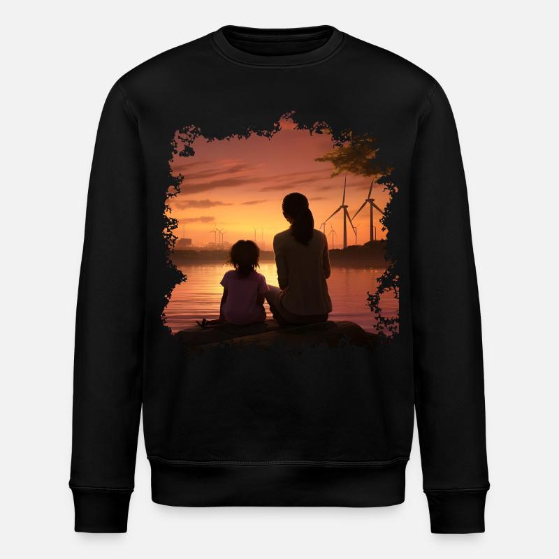 Mère - Sweat bio ROLLER Stanley/Stella Unisexe - noir