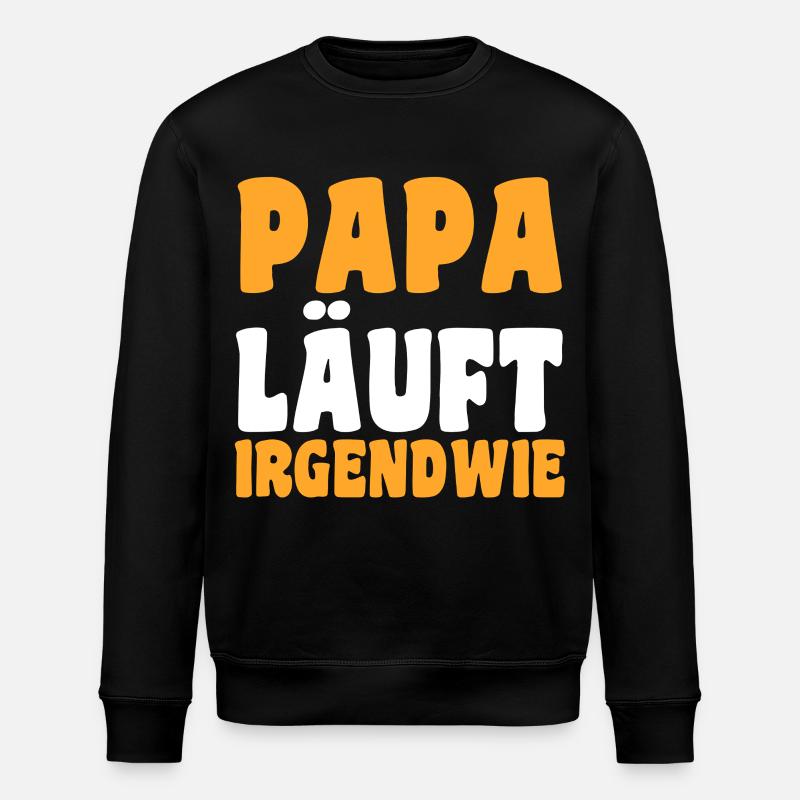 Père Équipe Papa - Sweat bio ROLLER Stanley/Stella Unisexe - noir