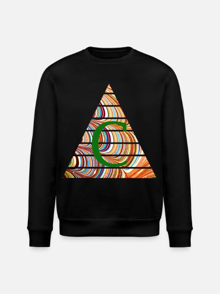 triangle e 56 c - Stanley/Stella ROLLER Unisex Organic Sweatshirt - black