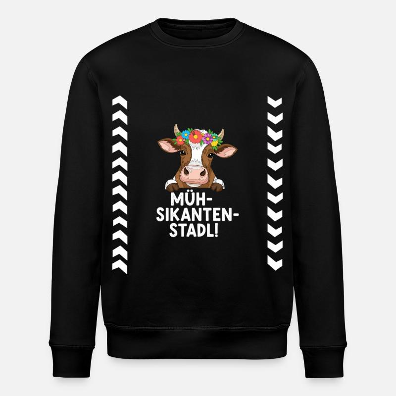 Müh-Sikanten-Stadl - Stanley/Stella Unisex Bio-Sweatshirt ROLLER - Schwarz