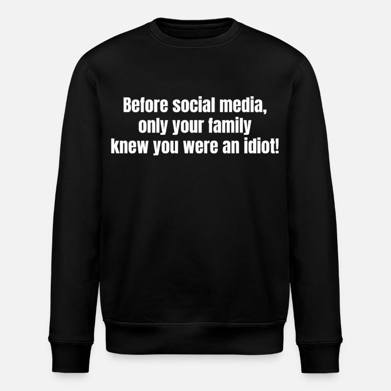 Before - Stanley/Stella ROLLER Unisex Organic Sweatshirt - black