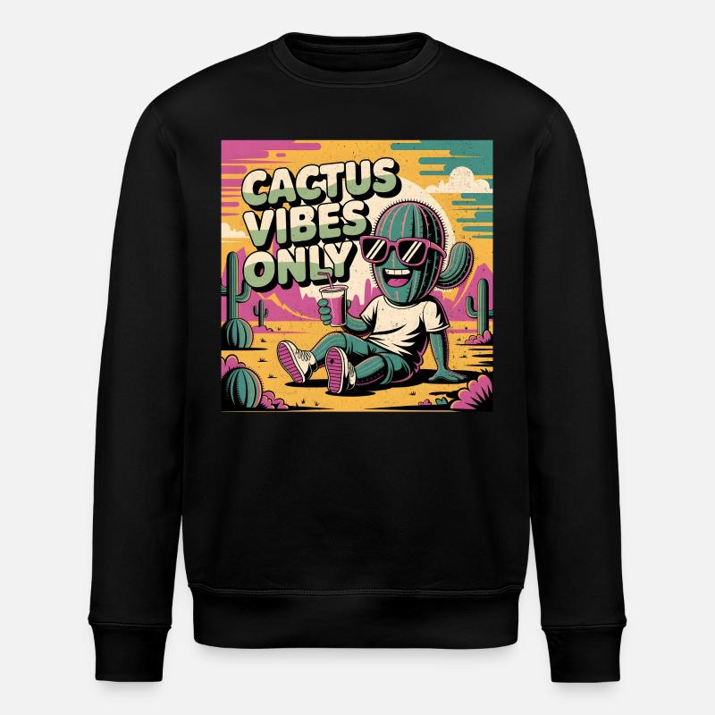 Cactus Vibes uniquement - Sweat bio ROLLER Stanley/Stella Unisexe - noir