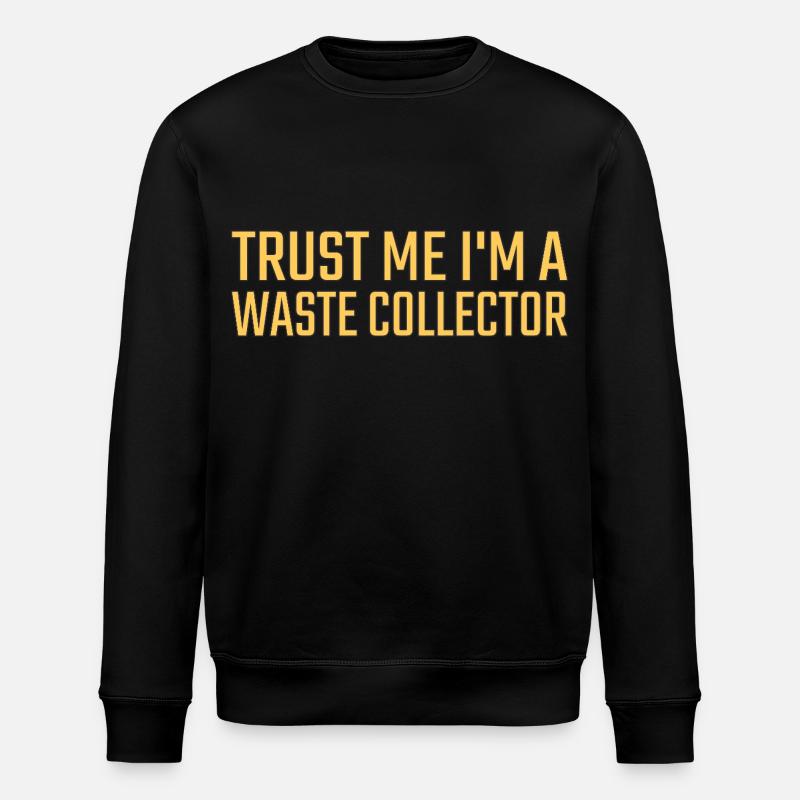 Waste collector Trust me - Stanley/Stella Unisex Bio-Sweatshirt ROLLER - Schwarz