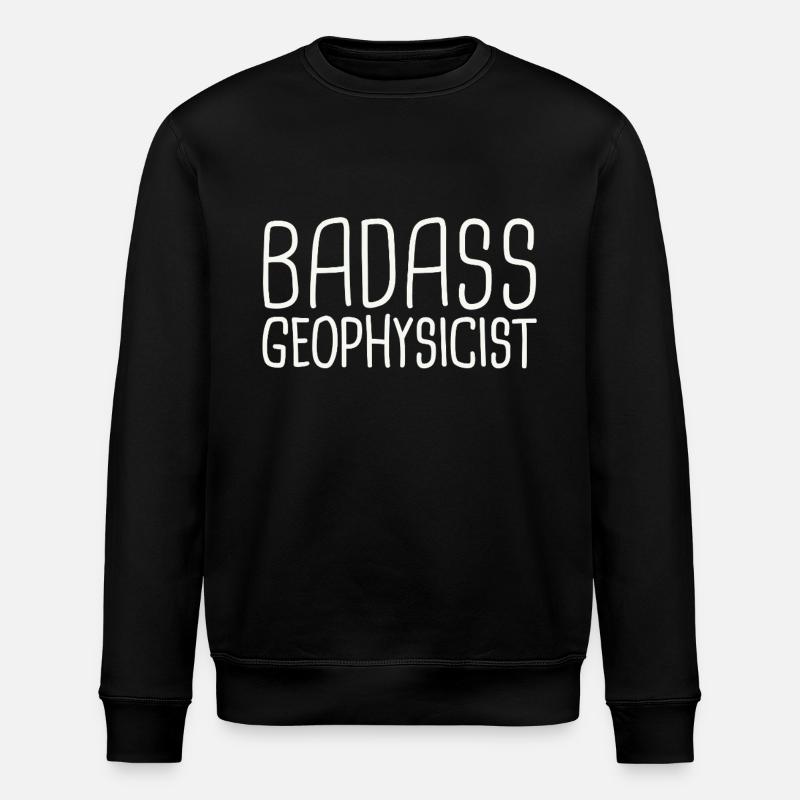 Geophysicist Badass Geophysics - Stanley/Stella Unisex Bio-Sweatshirt ROLLER - Schwarz