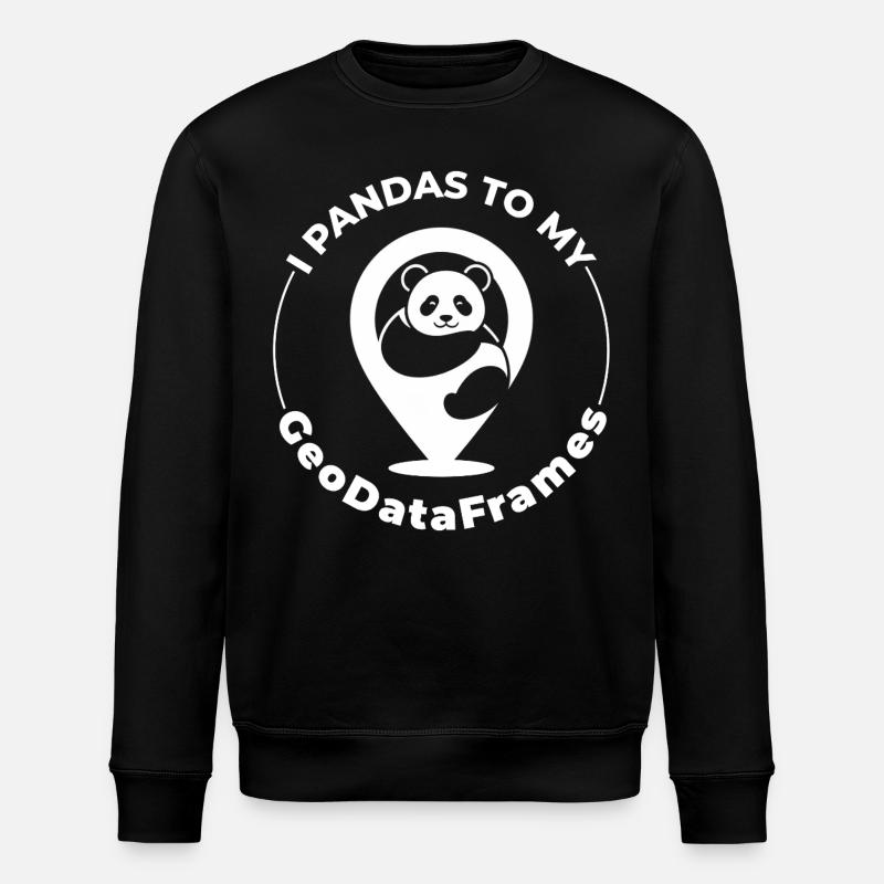 GeoDataFrames Pandas GIS Python Programmierung - Stanley/Stella Unisex Bio-Sweatshirt ROLLER - Schwarz