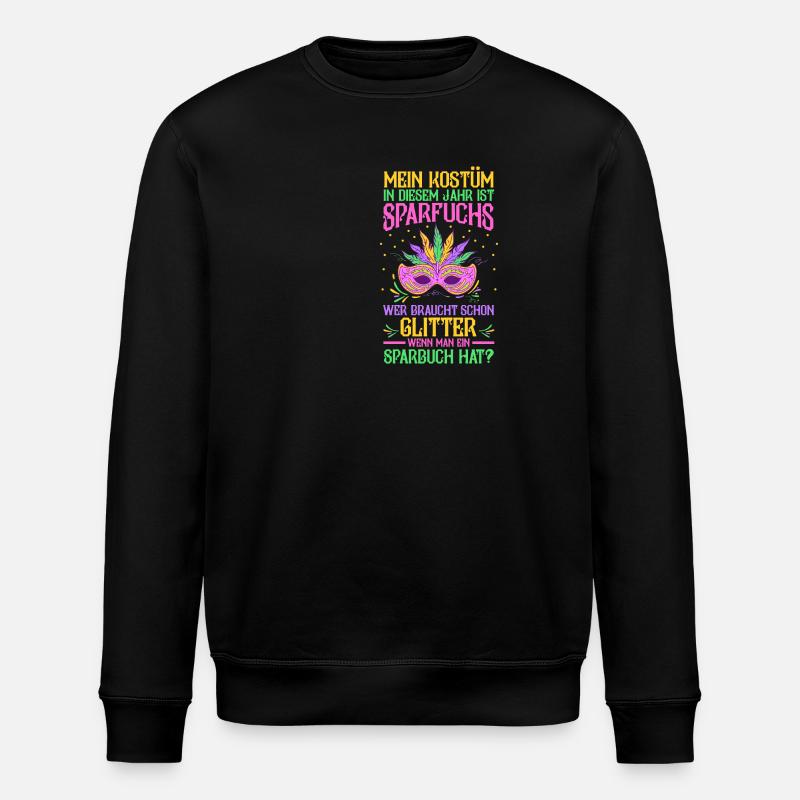 Carnival Costume Carnival - Stanley/Stella ROLLER Unisex Organic Sweatshirt - black