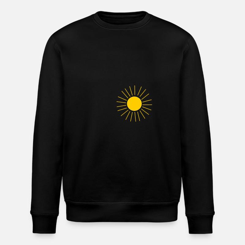 Soleil Vacances d’été Plage - Sweat bio ROLLER Stanley/Stella Unisexe - noir