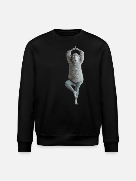 Schaf - Stanley/Stella Unisex Bio-Sweatshirt ROLLER - Schwarz