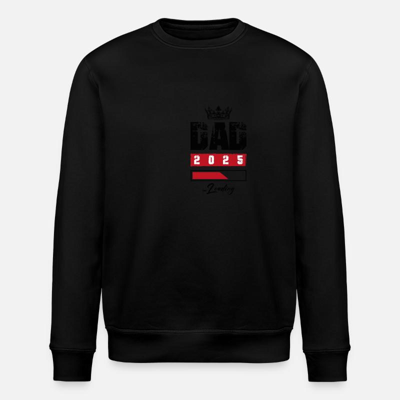 Dad 2025 Loading Papa - Stanley/Stella Unisex Bio-Sweatshirt ROLLER - Schwarz