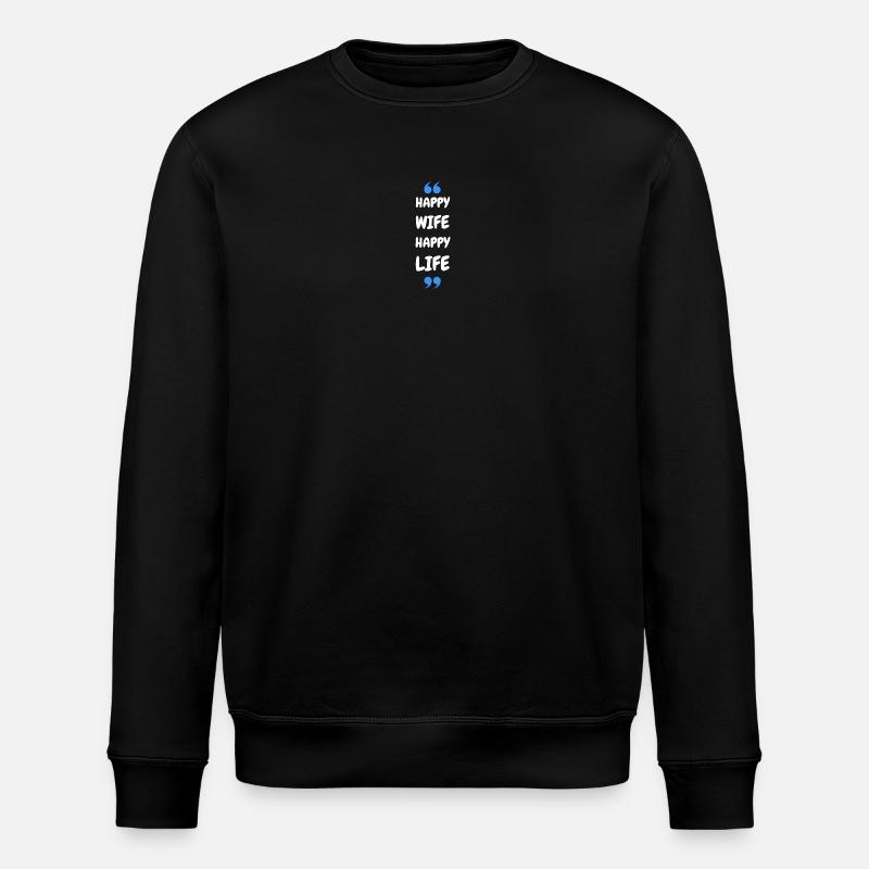 Femme Heureuse Vie Heureuse - Sweat bio ROLLER Stanley/Stella Unisexe - noir