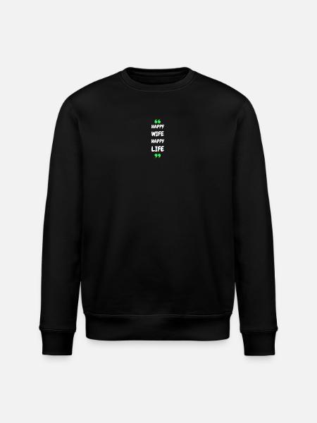 Femme Heureuse Vie Heureuse - Sweat bio ROLLER Stanley/Stella Unisexe - noir