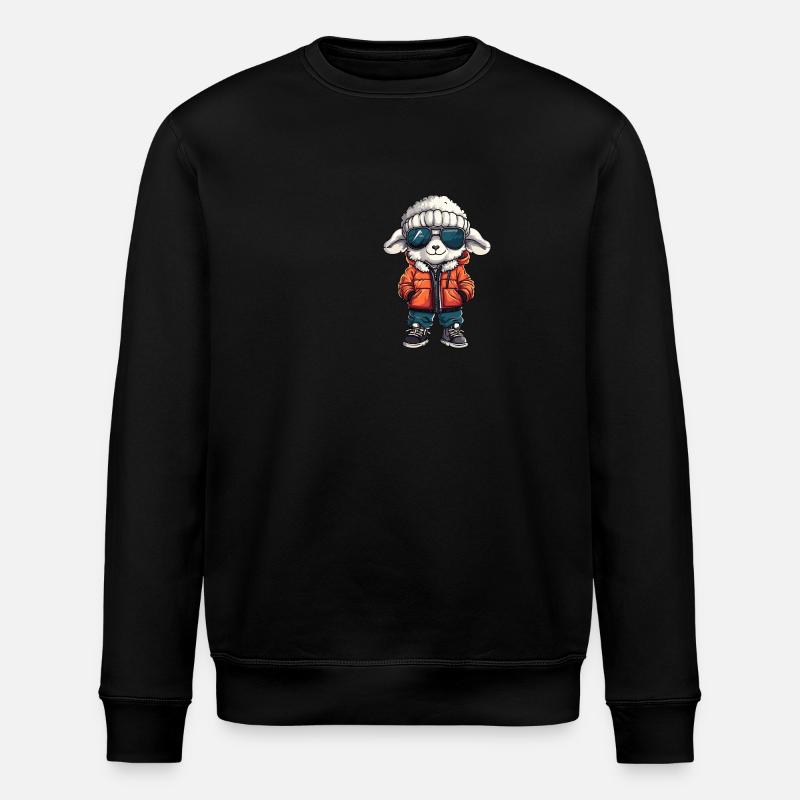 Mouton Hiver - Sweat bio ROLLER Stanley/Stella Unisexe - noir