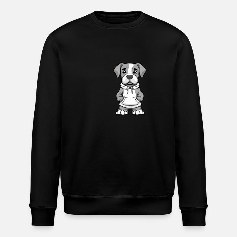 Dogue Allemand Chien Drôle - Sweat bio ROLLER Stanley/Stella Unisexe - noir
